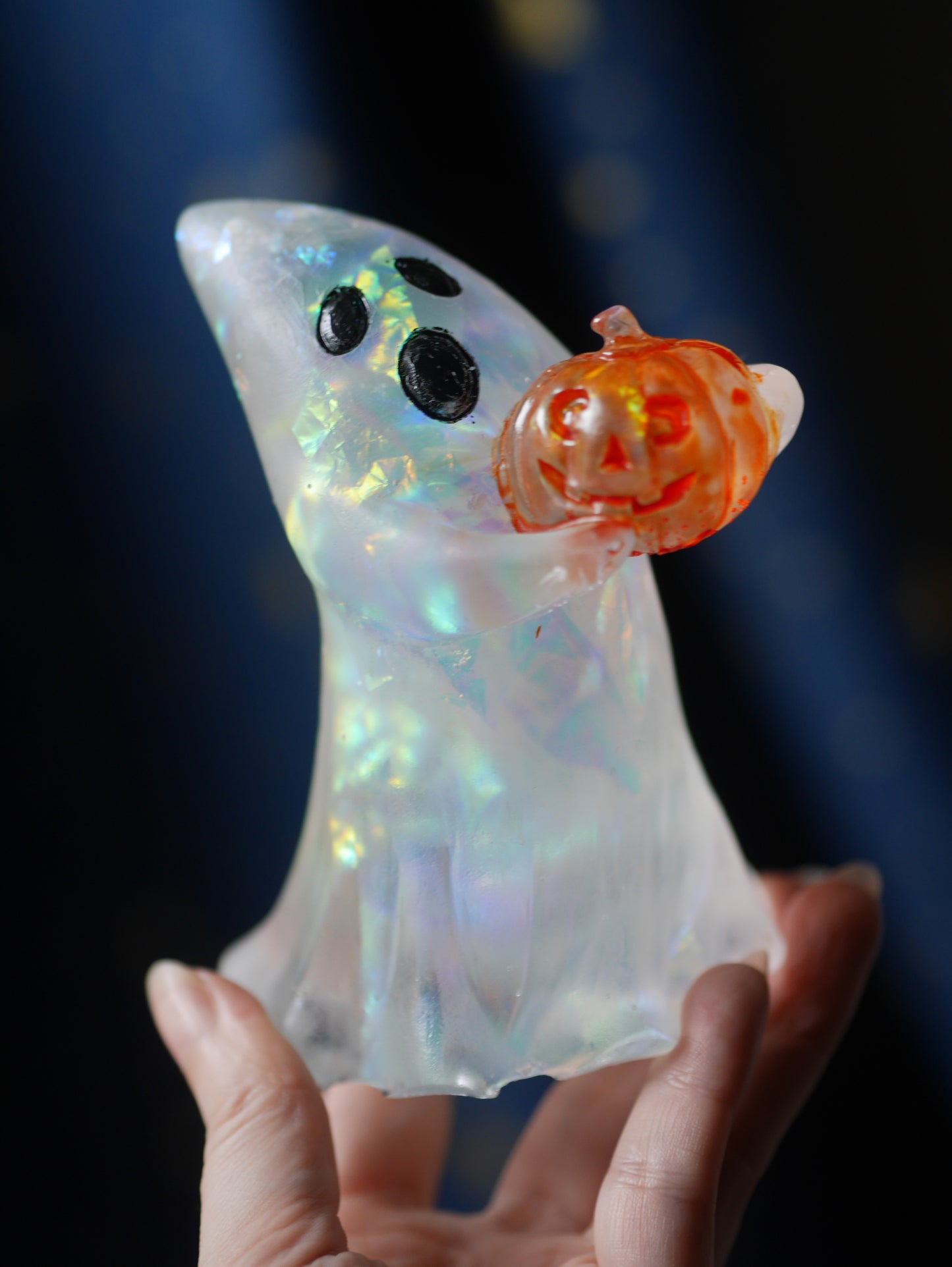 Ghost Lamp on LED base - MADE TO ORDER