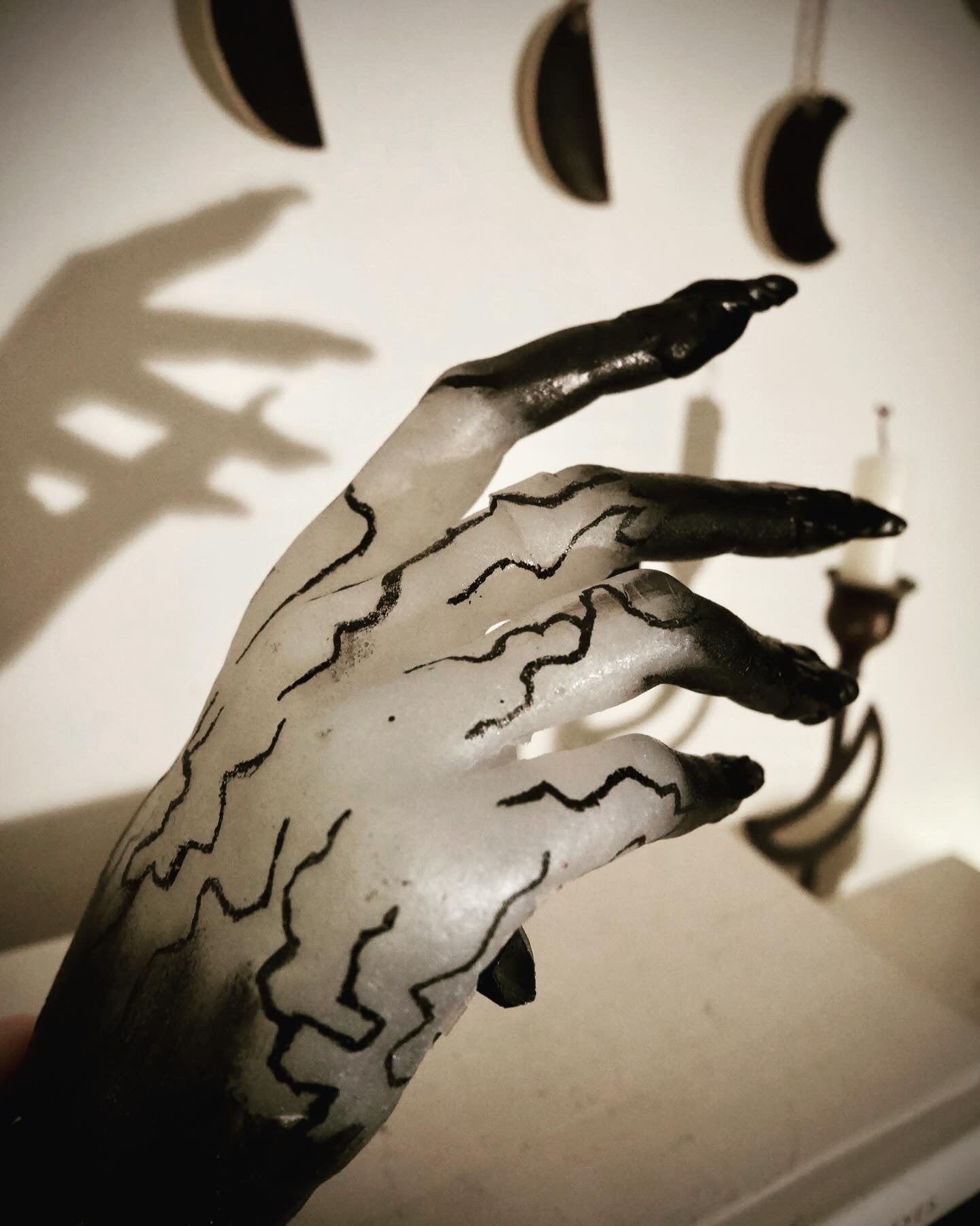 Norwegian Woods Nouveau β Crystal Witch Hand Sculpture