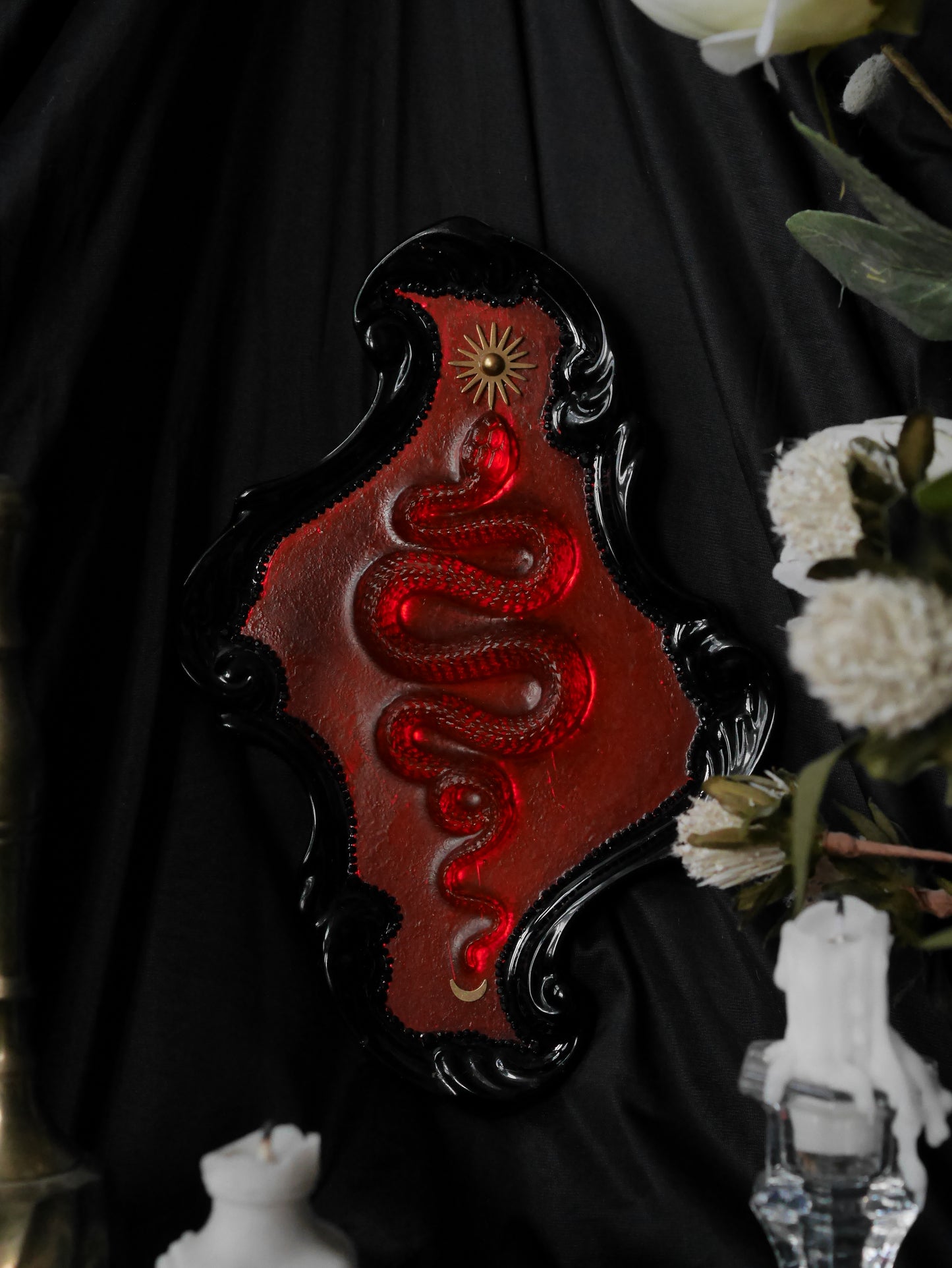 Smoke & Mirrors The Serpent Wall Plaque Sculpture