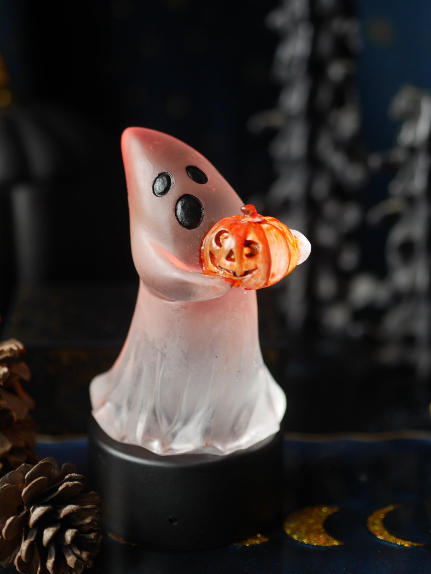 Ghost Lamp on LED base - MADE TO ORDER