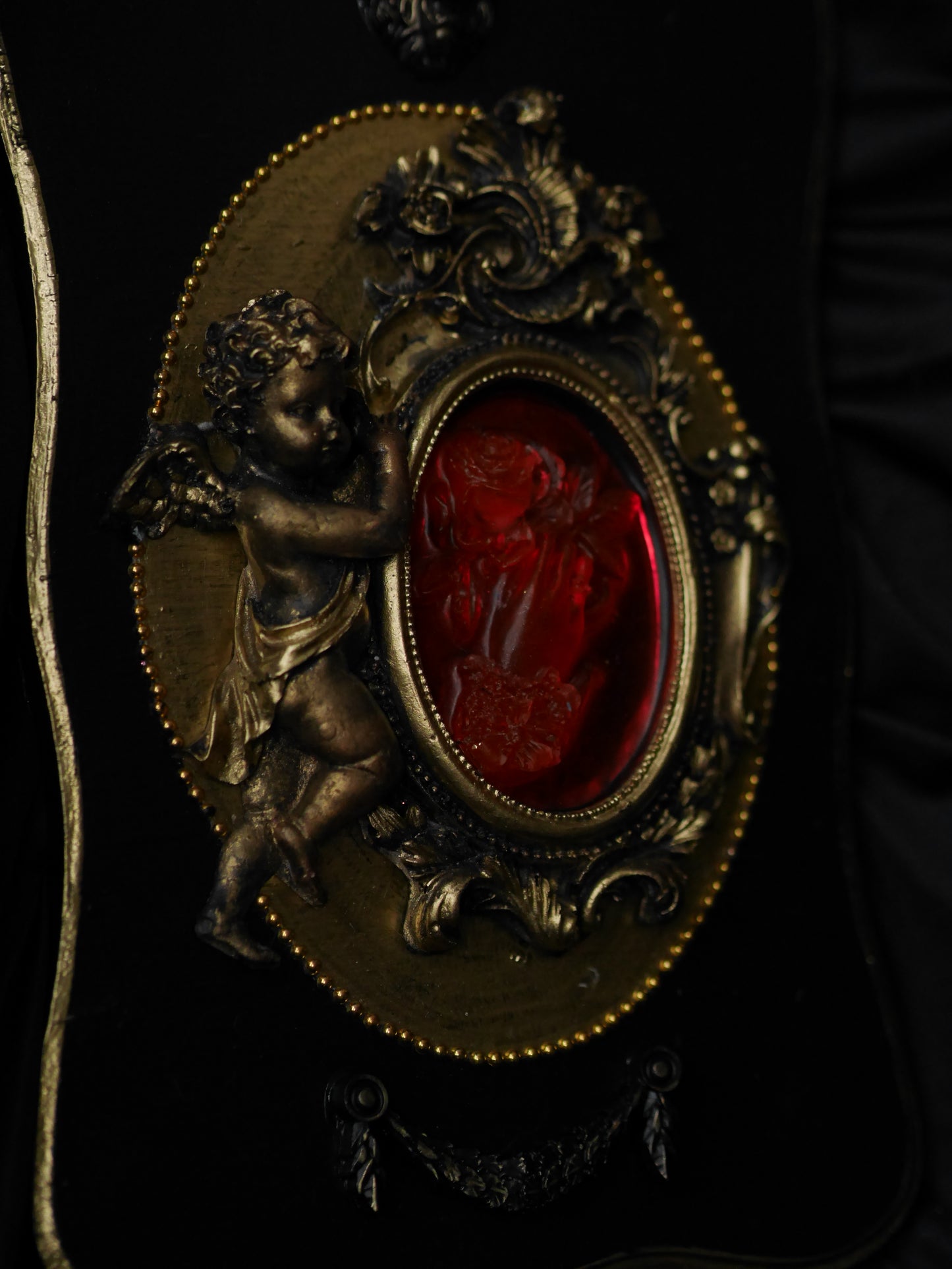 Smoke & Mirrors Sweet Cherub Victorian Hand Wall Sculpture