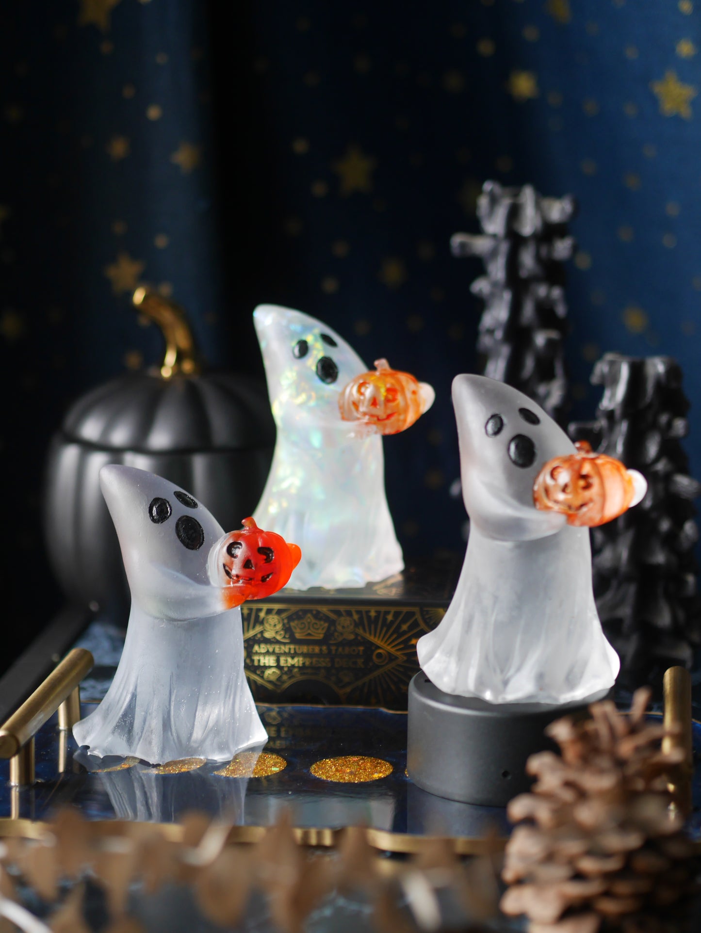 Ghost Lamp on LED base - MADE TO ORDER