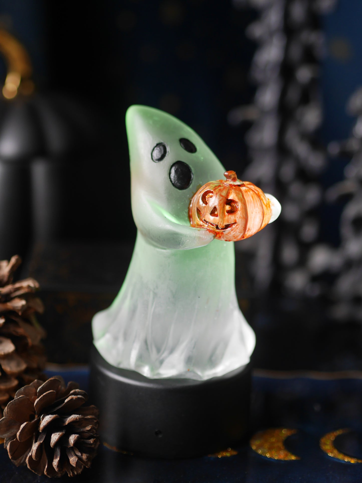Ghost Lamp on LED base - MADE TO ORDER