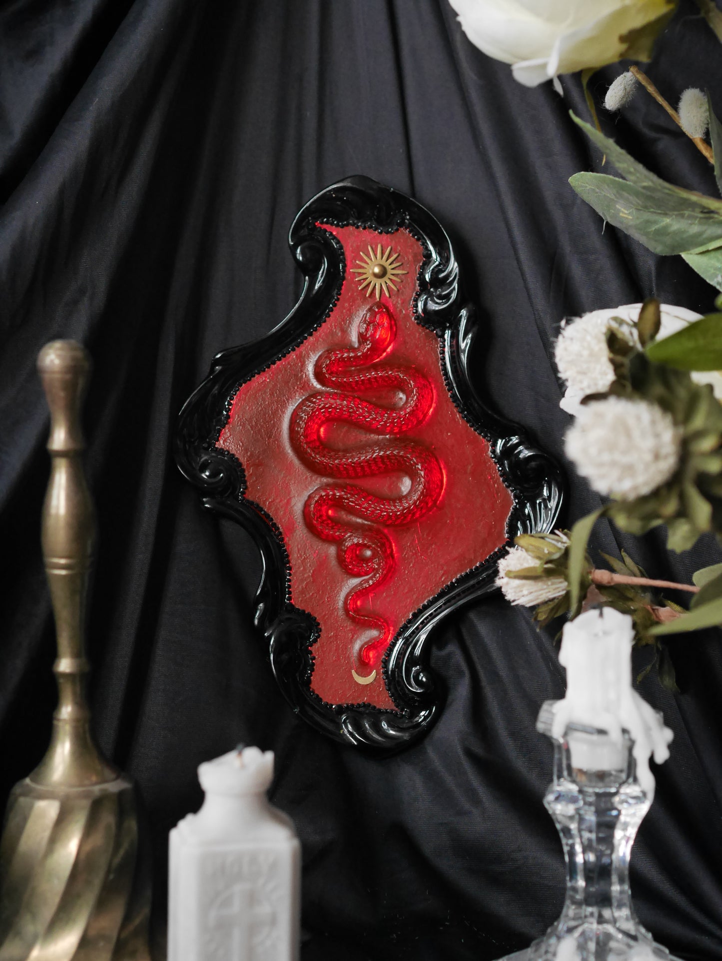 Smoke & Mirrors The Serpent Wall Plaque Sculpture