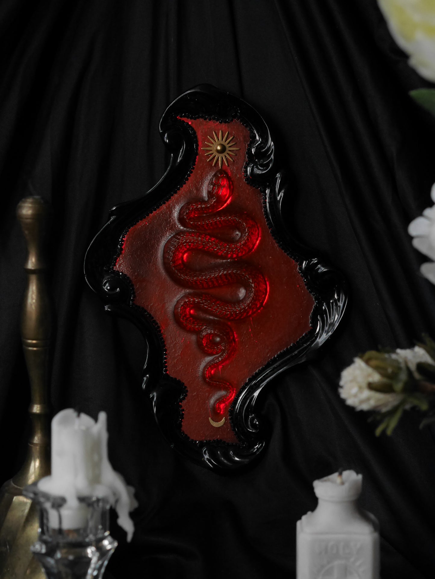 Smoke & Mirrors The Serpent Wall Plaque Sculpture