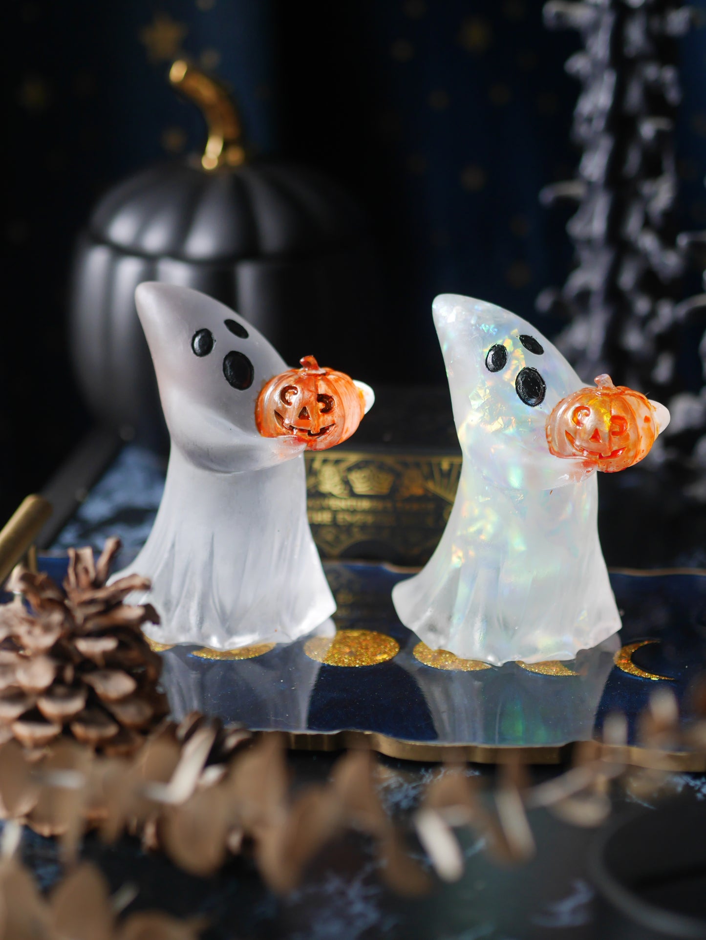 Ghost Lamp on LED base - MADE TO ORDER