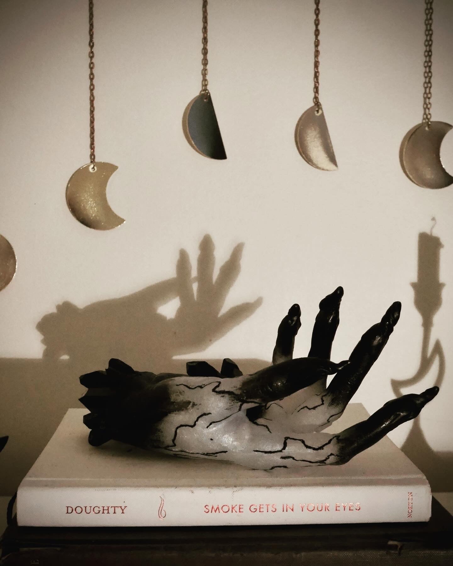 Norwegian Woods Nouveau β Crystal Witch Hand Sculpture