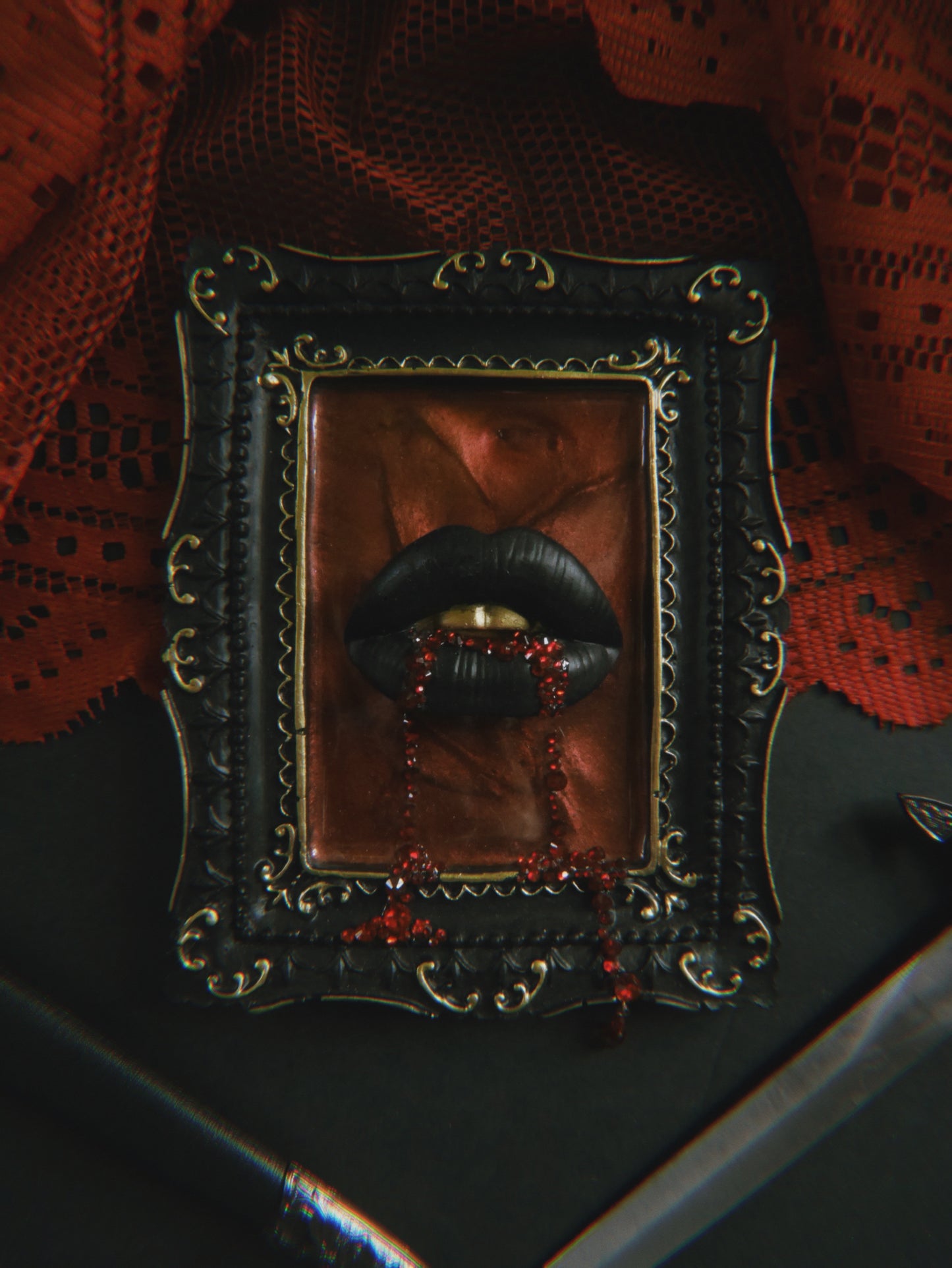 Raven — Vampire Kiss Wall Sculpture