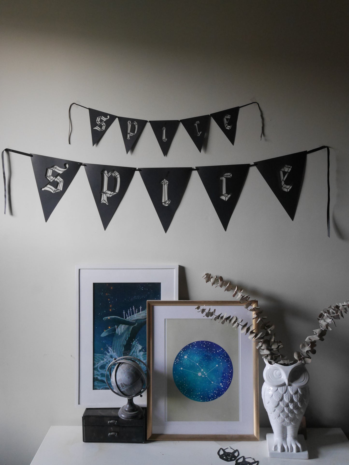 Spite - Paper Pennant Letter Banner