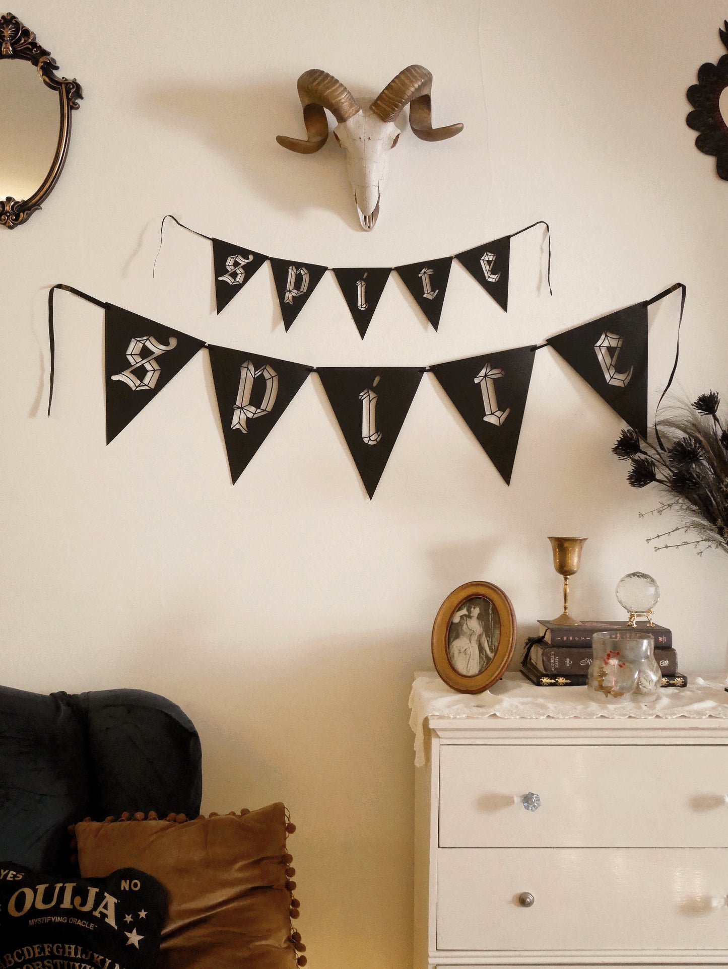 Spite - Paper Pennant Letter Banner