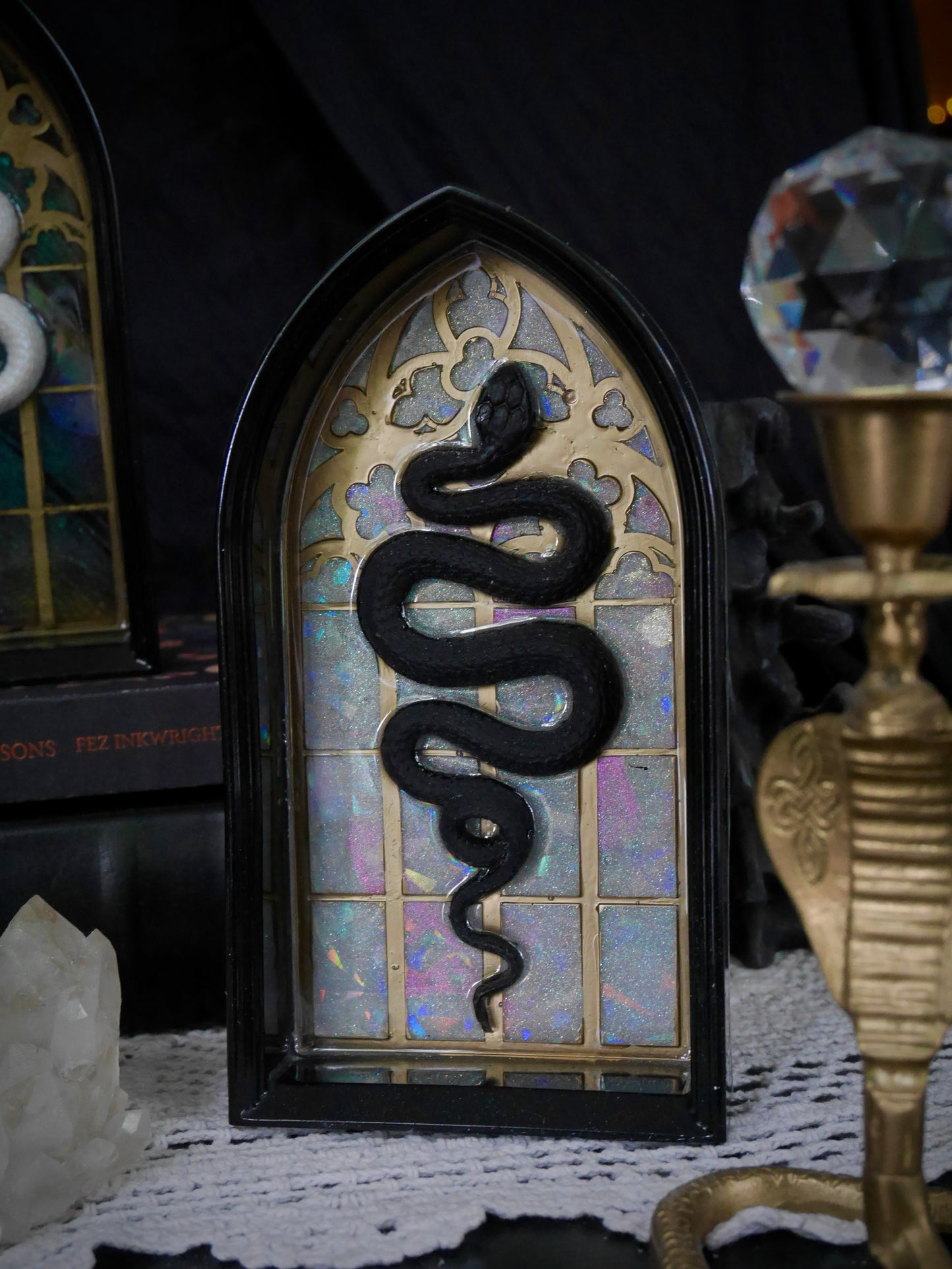 Opal Sinner Cathedral Shadowbox