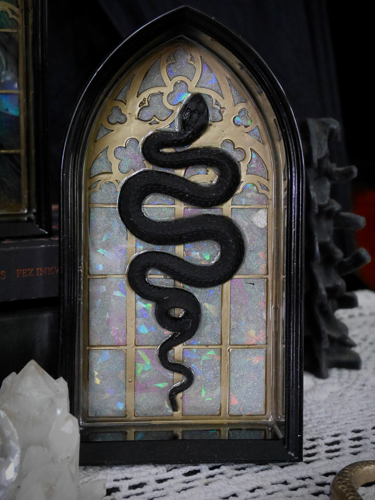 Opal Sinner Cathedral Shadowbox