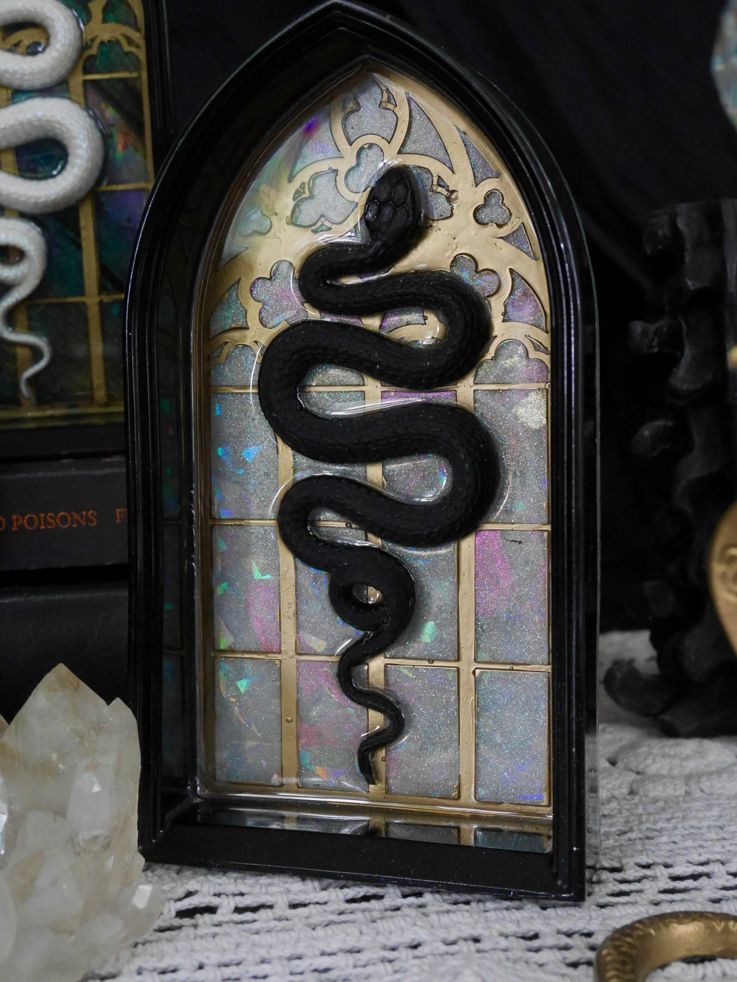 Opal Sinner Cathedral Shadowbox