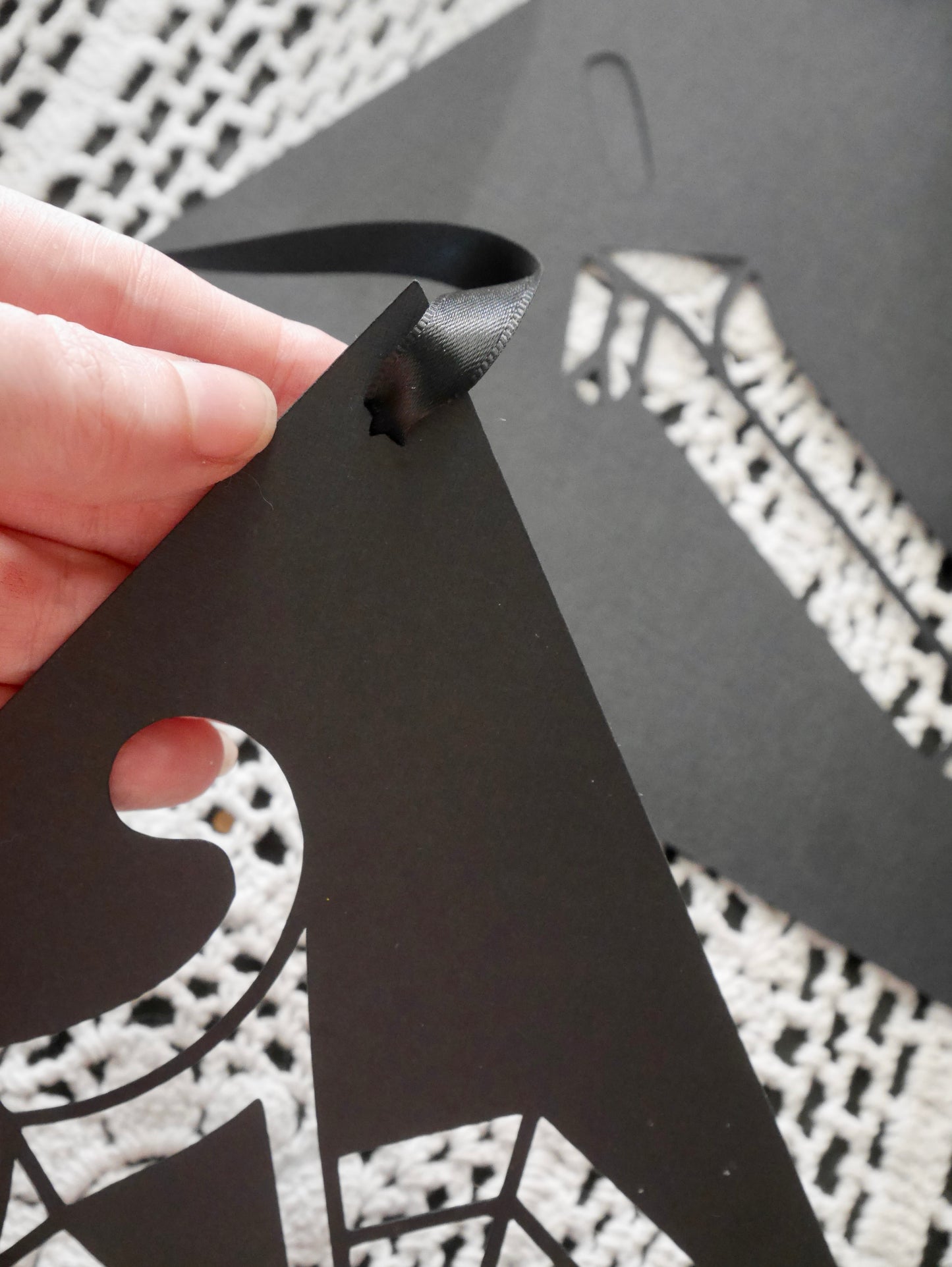Sinner - Paper Pennant Letter Banner