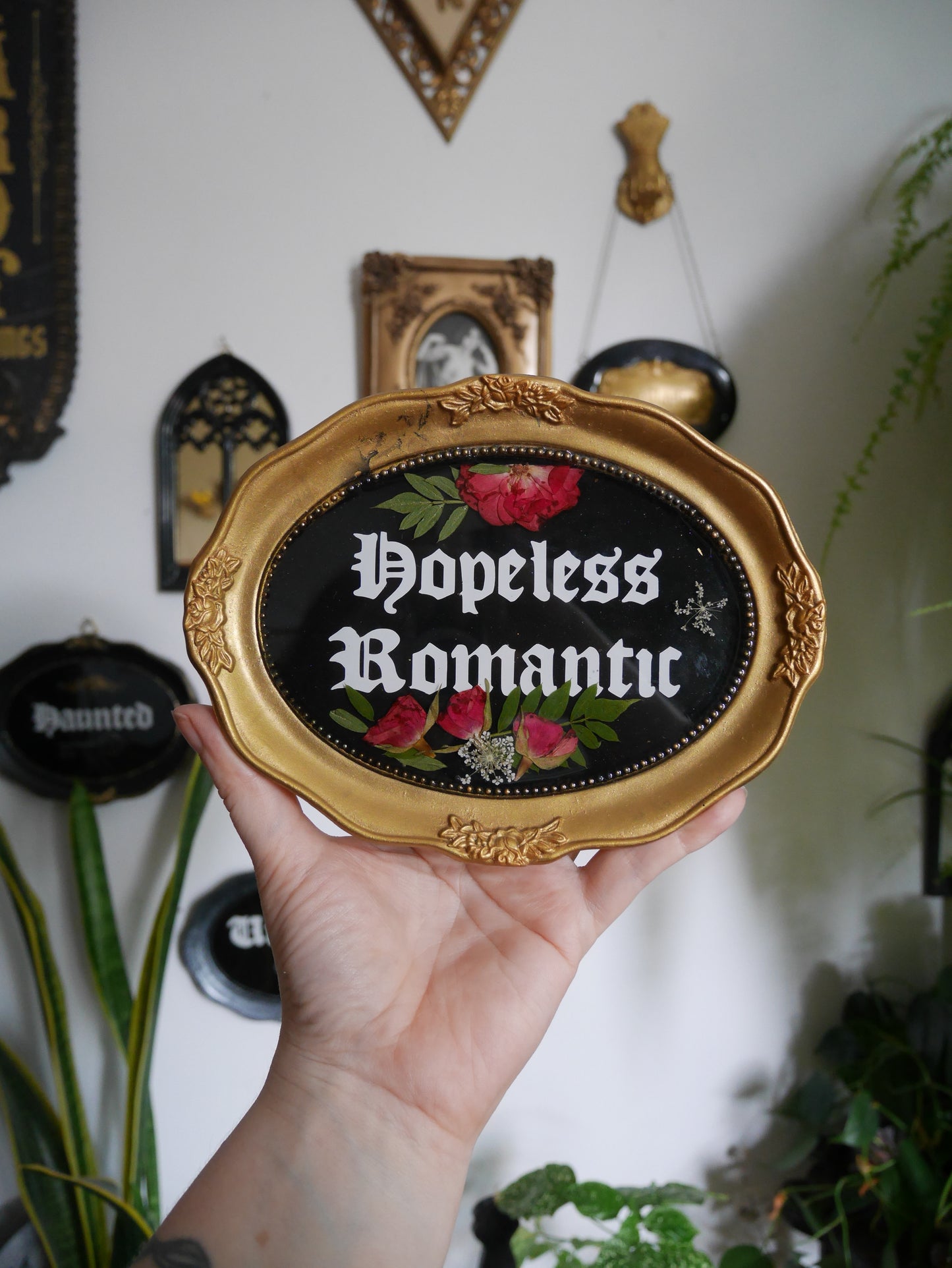 Hopeless Romantic - Ornate Frame Wall Art