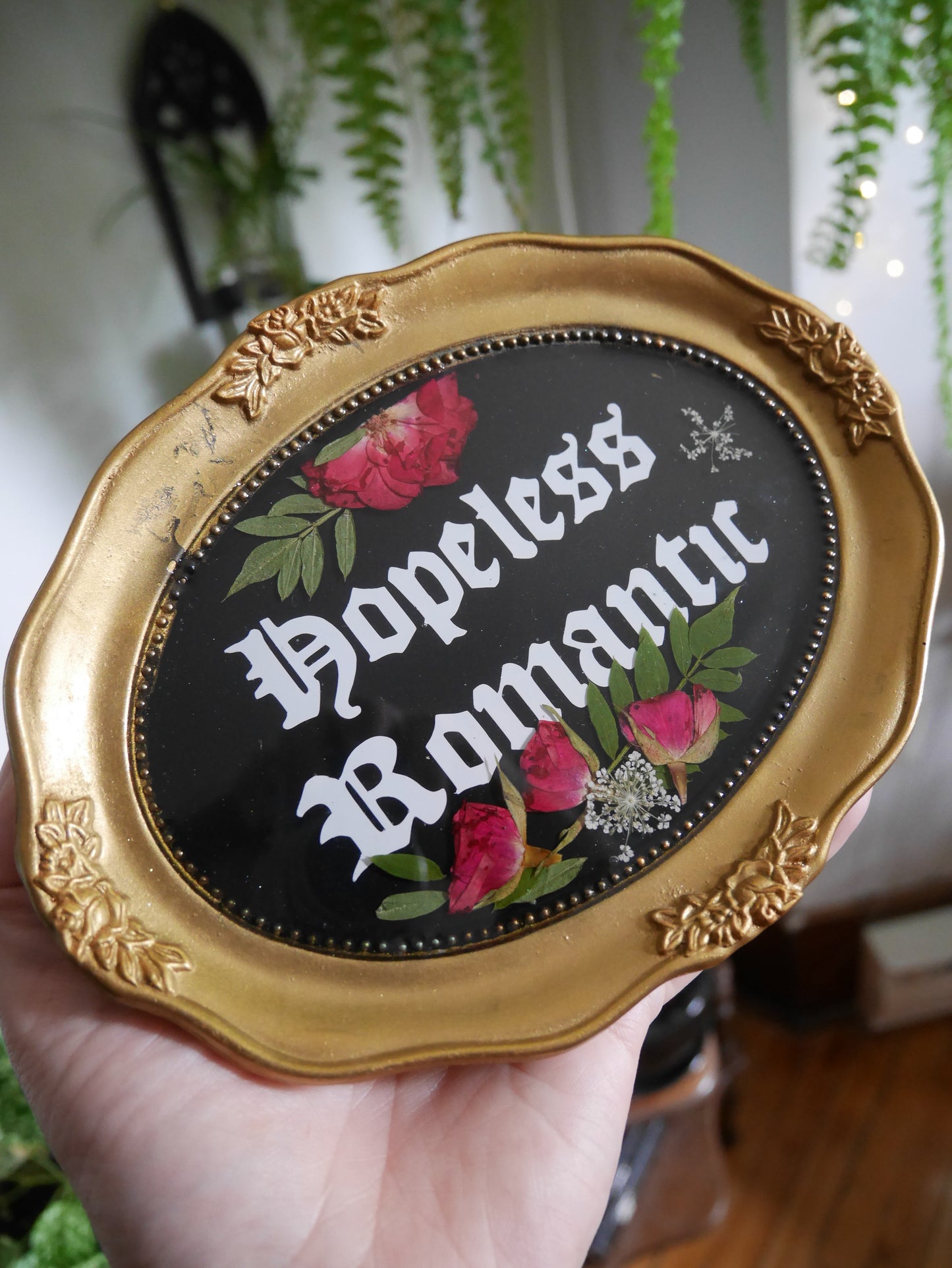 Hopeless Romantic - Ornate Frame Wall Art