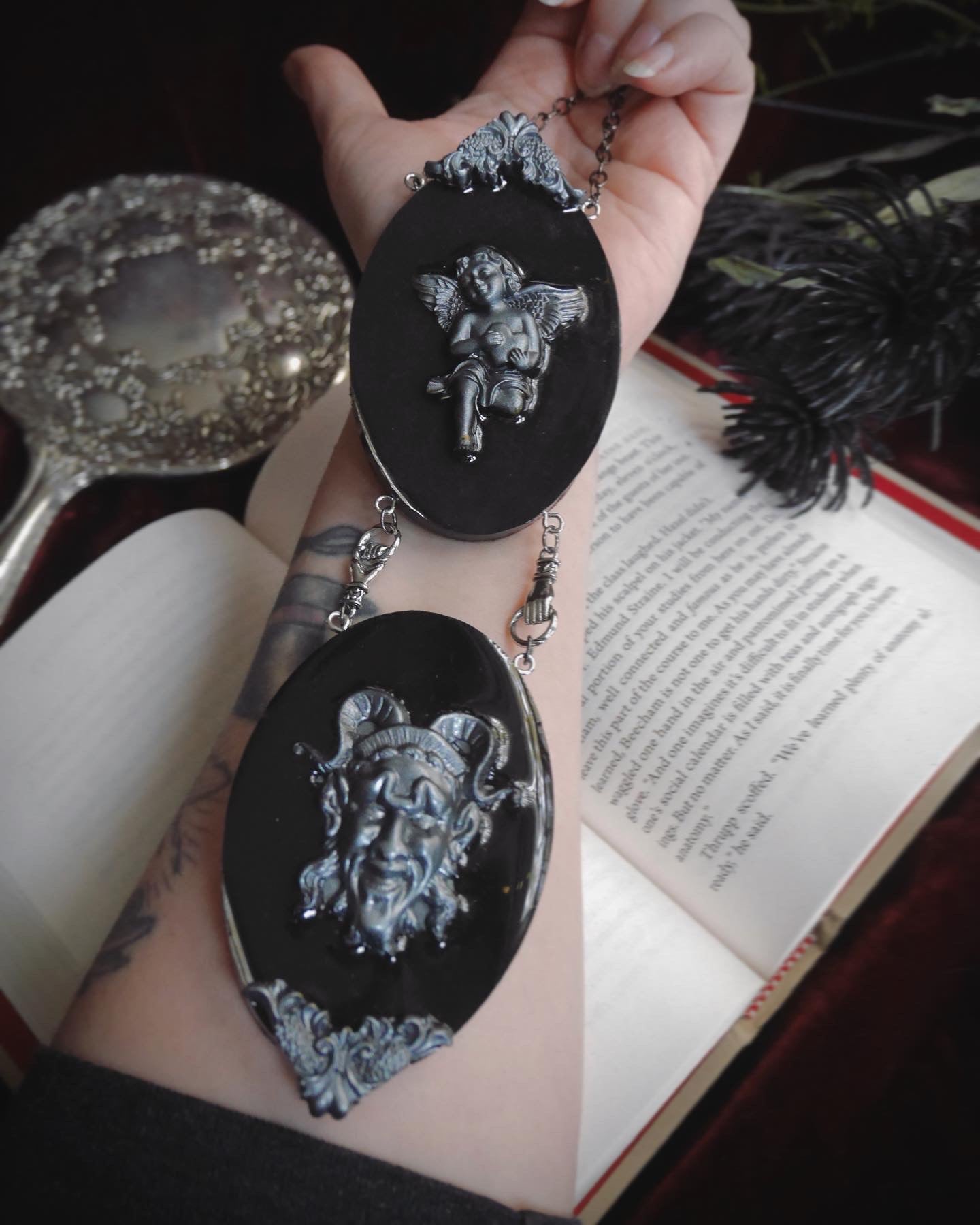 Angels and Demons Mini Double Wall Plaque – Select Colours PREORDER