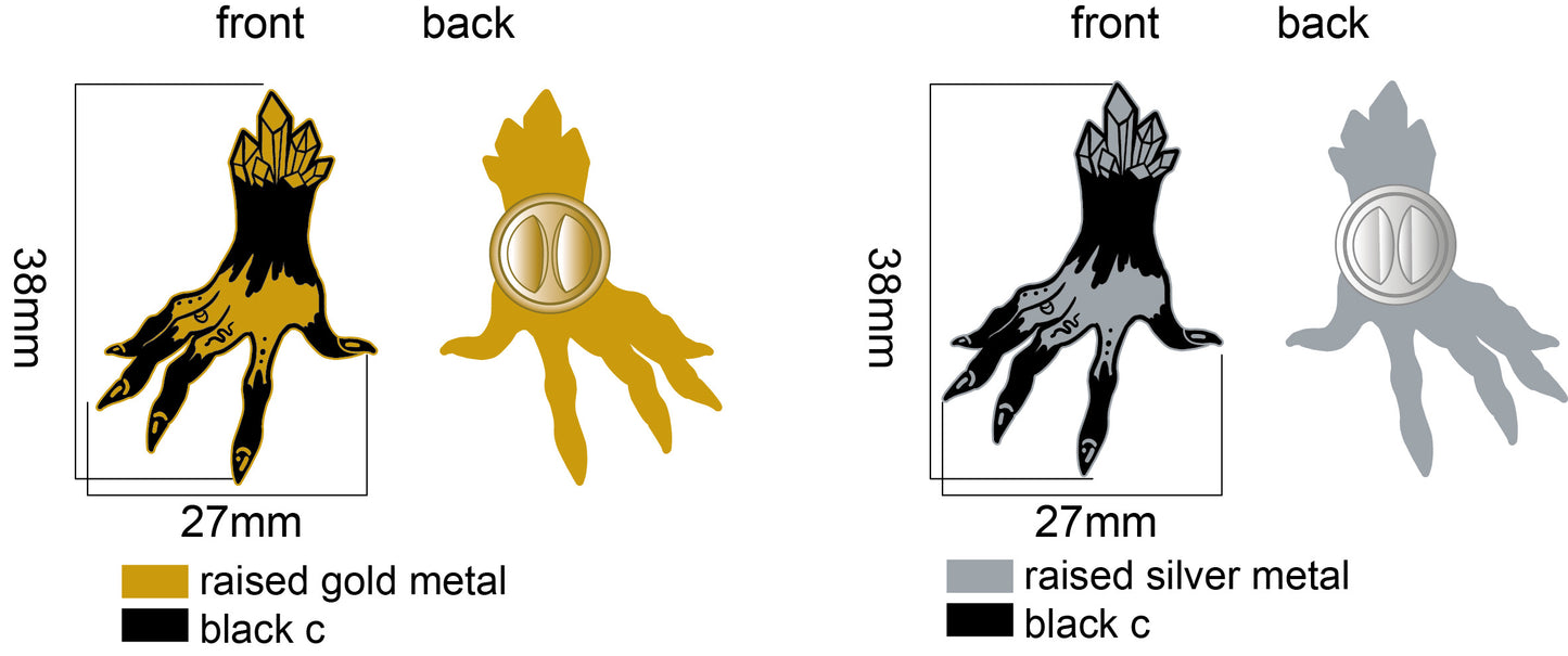 Witches Hands Enamel Pin