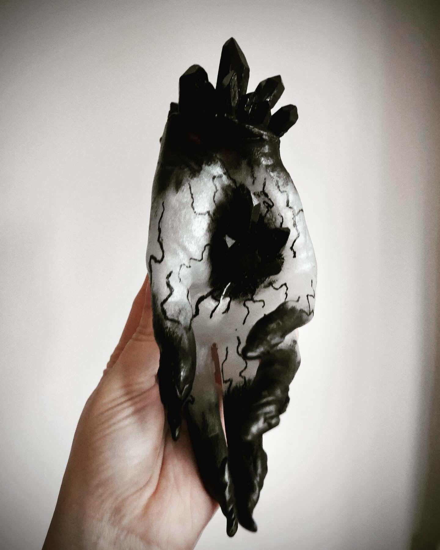 Norwegian Woods Nouveau — Crystal Witch Hand Sculpture