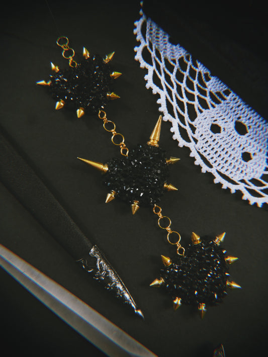 Heart + Chains — Medium Rhinestone Wall Hanging
