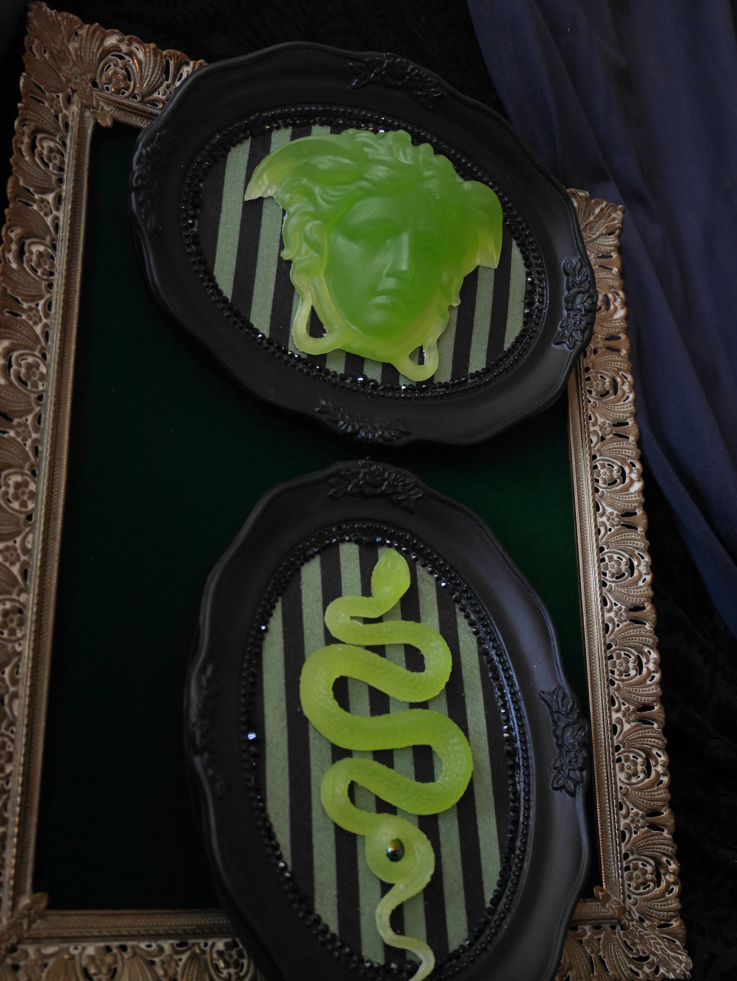 Medusa & Serpent – Set of 2 Wall Sculptures