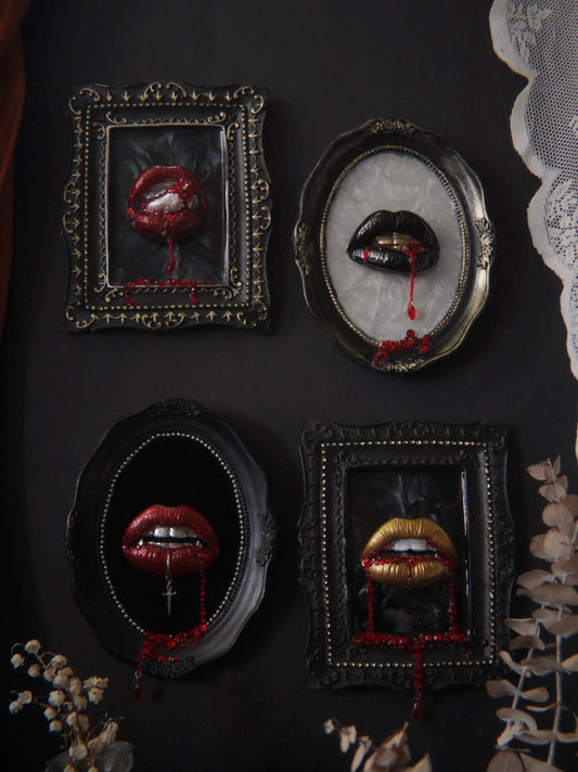 Brides of Dracula — Vampire Kiss Wall Sculptures {choose style}