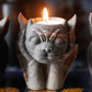 Gargoyle Candleholders – Black, Orange and White