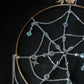 Glass Beaded Spiderweb Sun Catcher - Round