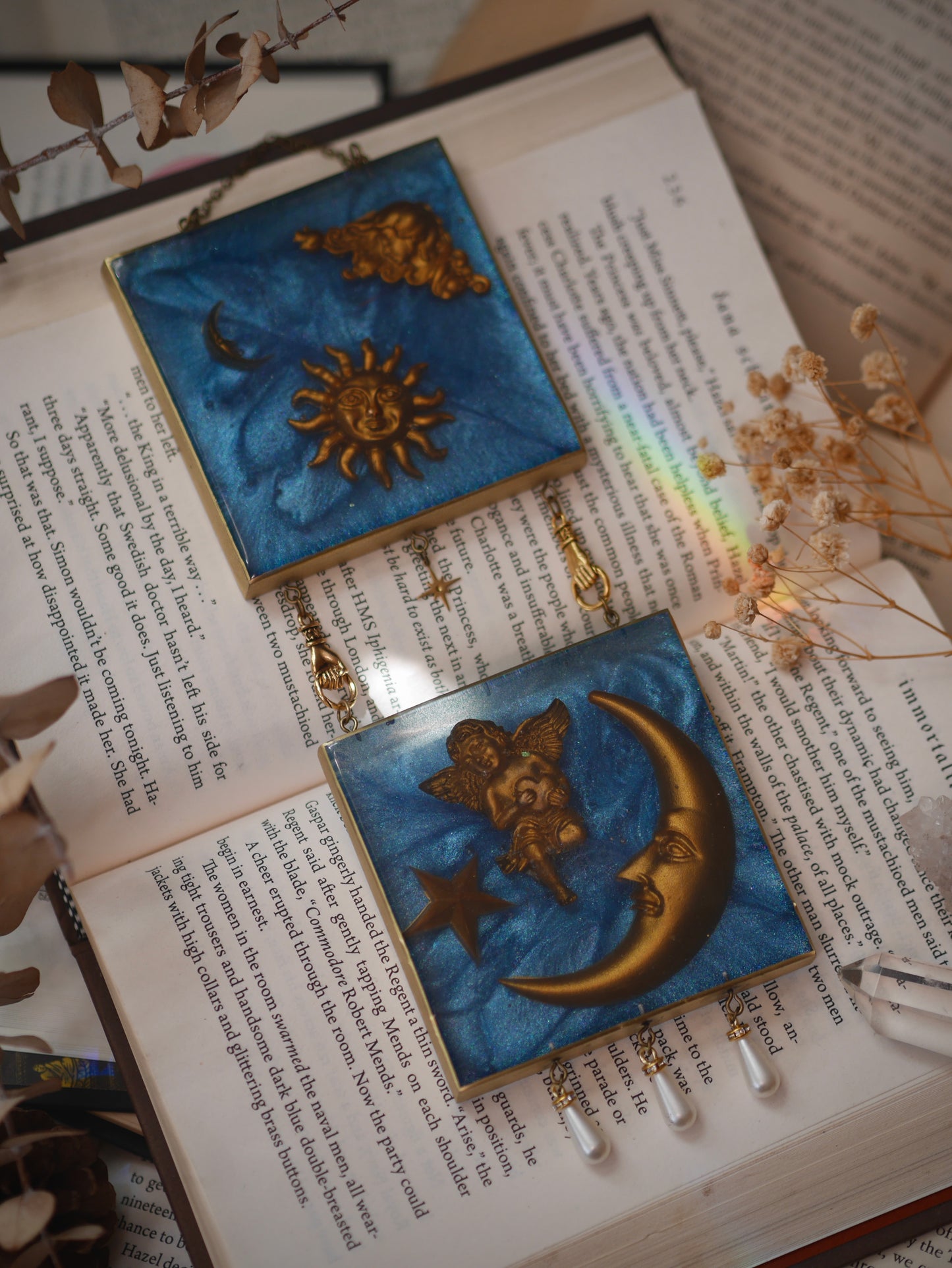 Whimsigoth Double Celestial Wall Plaque