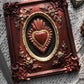 Queen of Hearts Wall Plaque Sculpture