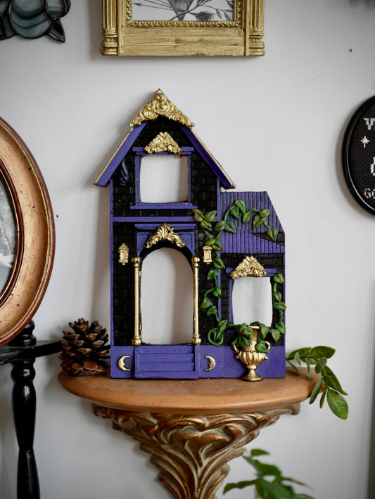 Haunted House Frame - Purple with Vines