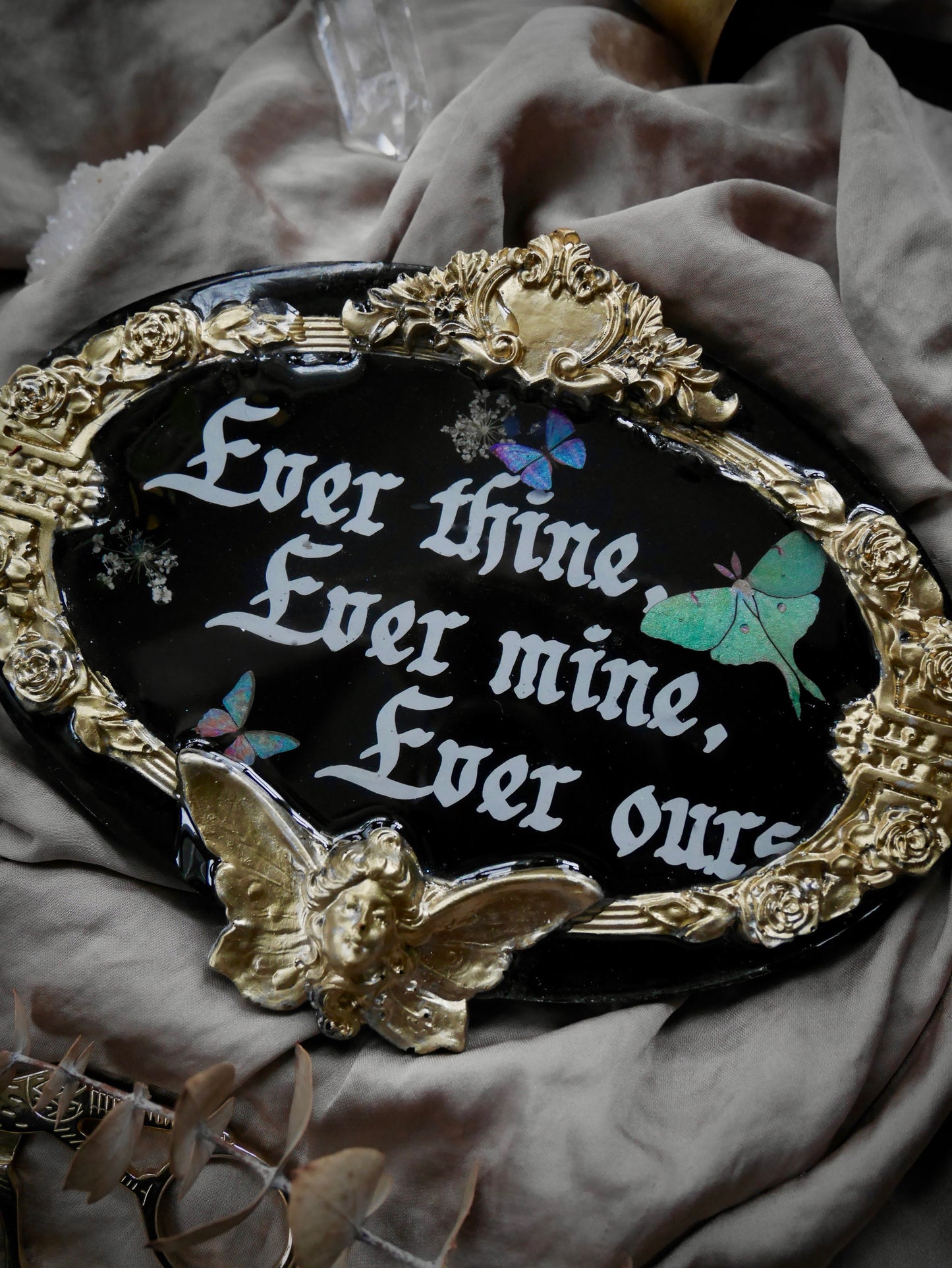 Ever thine, Ever mine, Ever ours – Wall Plaque – One Of A Kind