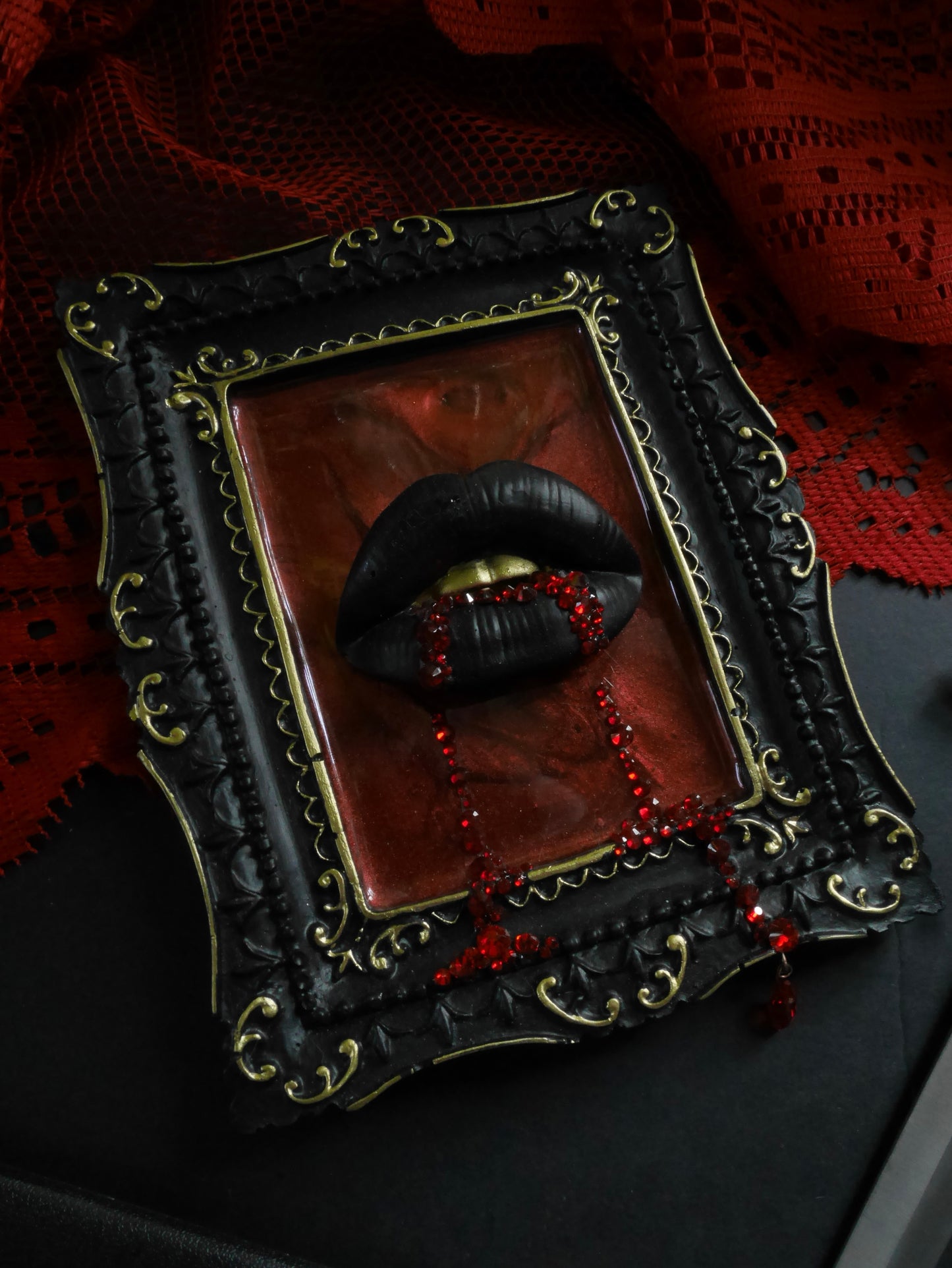 Raven — Vampire Kiss Wall Sculpture