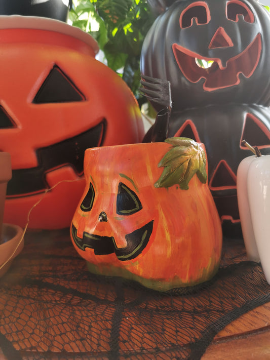Pumpkin Bum Jack-O-Lantern Vase