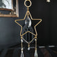 Brass Star Crystal Prism Sun Catcher