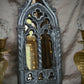 Gothic Spires - Black and Red Acrylic Mirror