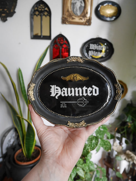 Haunted - Ornate Frame Wall Art PREORDER