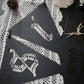 Sinner - Paper Pennant Letter Banner
