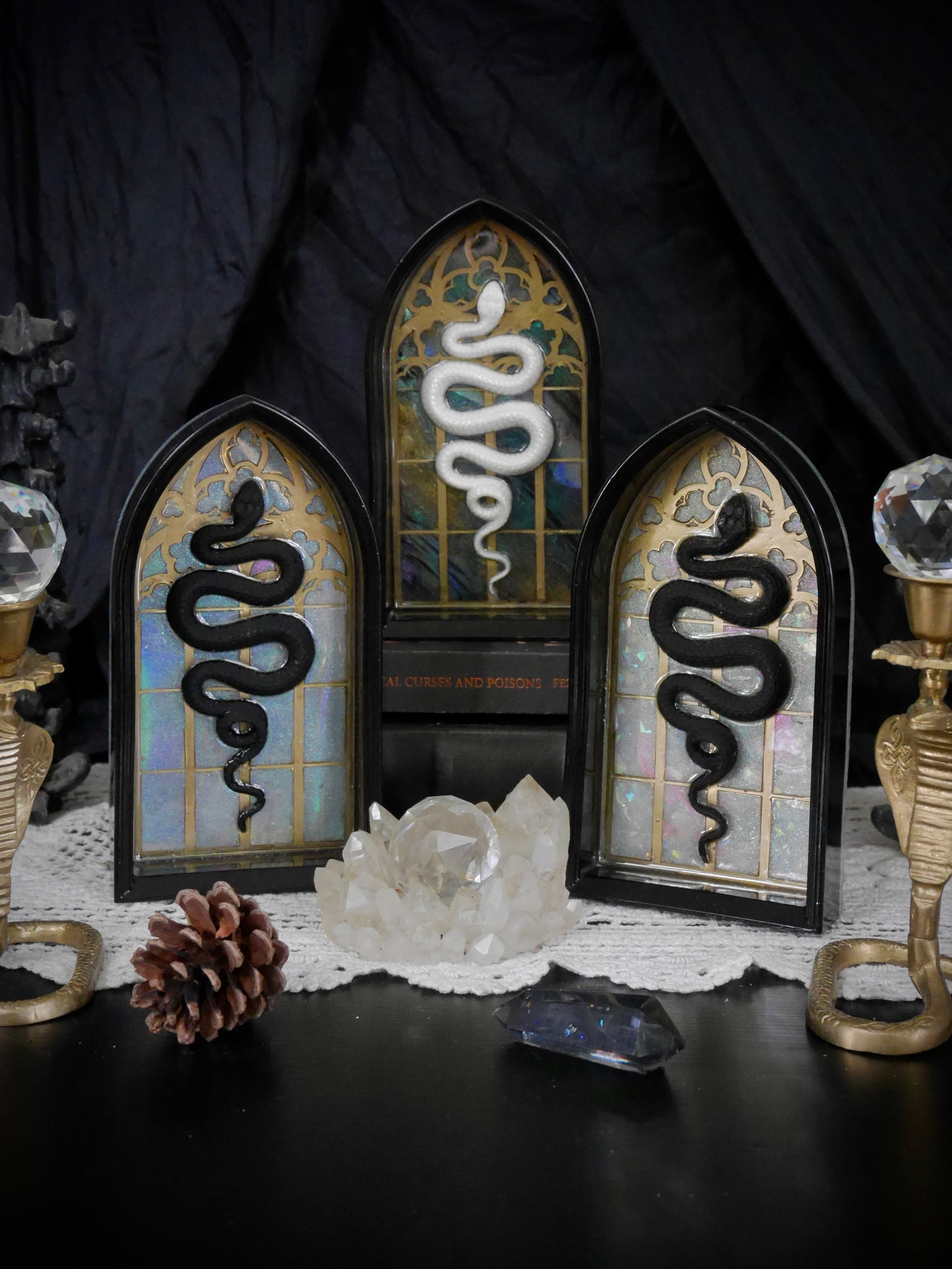 Opal Sinner Cathedral Shadowbox