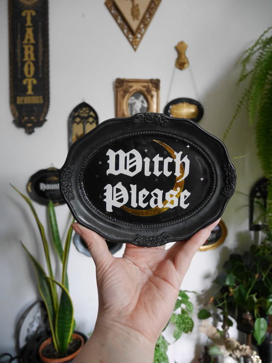 Witch Please - Ornate Frame Wall Art PREORDER