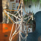 Glass Beaded Spiderweb Sun Catcher - Star