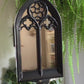 Gothic Arches Mirror - Gold Mirror on Chain