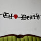 Til Death - Small Paper Letter Banner