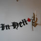 See You In Hell - Paper Letter Banner