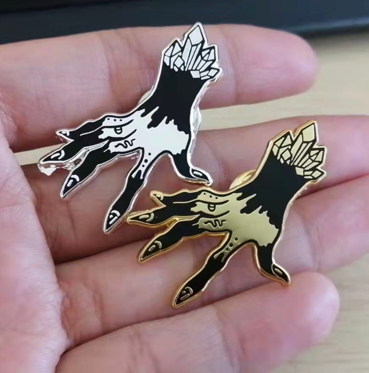 Witches Hands Enamel Pin